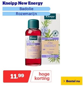 Promoties Kneipp new energy - Kneipp - Geldig van 29/04/2024 tot 05/05/2024 bij Bol.com