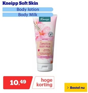 Promoties Kneipp soft skin - Kneipp - Geldig van 29/04/2024 tot 05/05/2024 bij Bol.com
