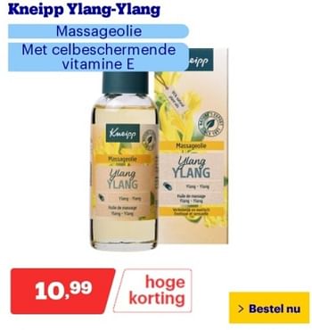 Promoties Kneipp ylang ylang - Kneipp - Geldig van 29/04/2024 tot 05/05/2024 bij Bol.com