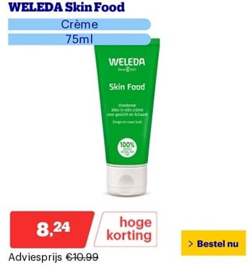 Promotions Weleda skin food - Weleda - Valide de 29/04/2024 à 05/05/2024 chez Bol.com