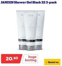 Janzen shower gel black 22-Huismerk - Bol.com