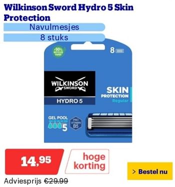 Promotions Wilkinson sword hydro 5 skin protection - Wilkinson - Valide de 29/04/2024 à 05/05/2024 chez Bol.com