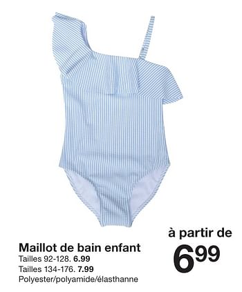 Promotions Maillot de bain enfant - Produit maison - Zeeman  - Valide de 27/04/2024 à 03/05/2024 chez Zeeman