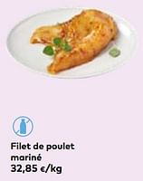 Promotions Filet de poulet mariné - Produit maison - Bioplanet - Valide de 24/04/2024 à 21/05/2024 chez Bioplanet