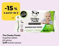 Promotions The cheeky panda lingettes bébés - The Cheeky Panda  - Valide de 24/04/2024 à 21/05/2024 chez Bioplanet