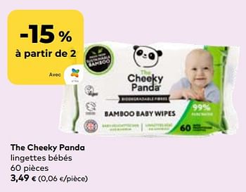 Promotions The cheeky panda lingettes bébés - The Cheeky Panda  - Valide de 24/04/2024 à 21/05/2024 chez Bioplanet