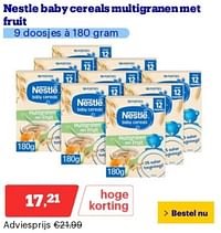 Nestle baby cereals multigranen met fruit-Nestlé