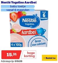 Nestlé yogolino aardbei-Nestlé