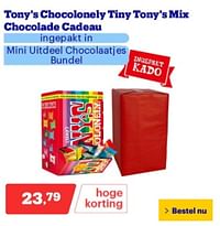 Tony`s chocolonely tiny tony`s mix chocolade cadeau-Tony