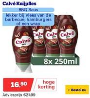 Promoties Calvé knijpfles - Calve - Geldig van 29/04/2024 tot 05/05/2024 bij Bol.com