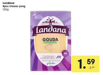 Promoties Landana 8pcs cheese yong - Landana - Geldig van 29/04/2024 tot 11/05/2024 bij Ochama