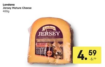 Promotions Landana jersey mature cheese - Landana - Valide de 29/04/2024 à 11/05/2024 chez Ochama