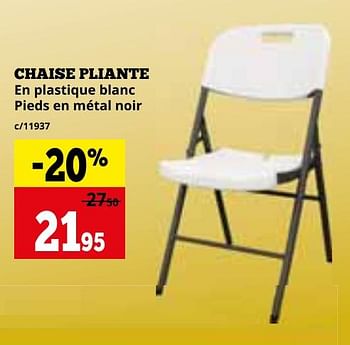 Promotions Chaise pliante - Produit maison - Dema - Valide de 29/04/2024 à 02/06/2024 chez Dema