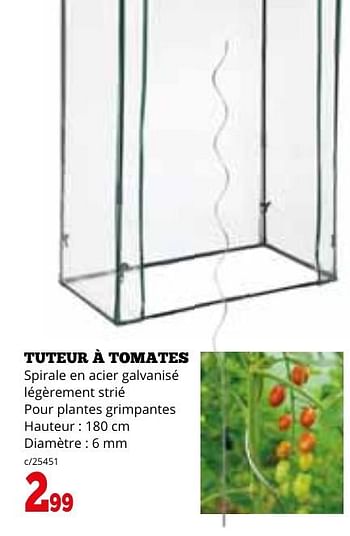 Promotions Tuteur à tomates - Produit maison - Dema - Valide de 29/04/2024 à 02/06/2024 chez Dema