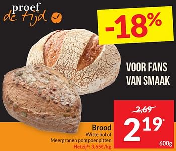Promotions Brood - Produit maison - Intermarche - Valide de 30/04/2024 à 05/05/2024 chez Intermarche
