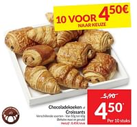 Chocoladekoeken of croissants-Huismerk - Intermarche