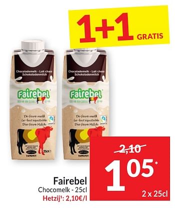 Promotions Chocomelk - Fairebel - Valide de 30/04/2024 à 05/05/2024 chez Intermarche