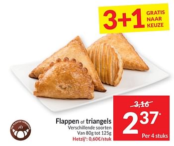 Promotions Flappen of triangels - Produit maison - Intermarche - Valide de 30/04/2024 à 05/05/2024 chez Intermarche