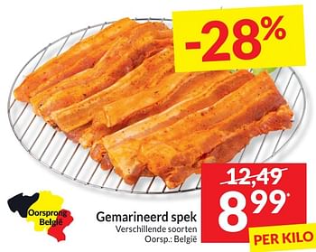 Promoties Gemarineerd spek - Huismerk - Intermarche - Geldig van 30/04/2024 tot 05/05/2024 bij Intermarche