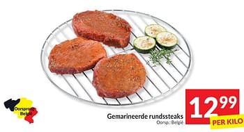 Promoties Gemarineerde rundssteaks - Huismerk - Intermarche - Geldig van 30/04/2024 tot 05/05/2024 bij Intermarche