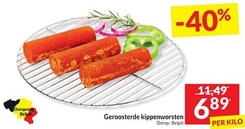 Promotions Geroosterde kippenworsten - Produit maison - Intermarche - Valide de 30/04/2024 à 05/05/2024 chez Intermarche