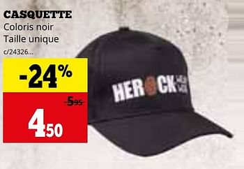 Promoties Casquette - Herock - Geldig van 29/04/2024 tot 02/06/2024 bij Dema
