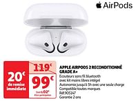 Apple airpods 2 reconditionné grade a+-Apple