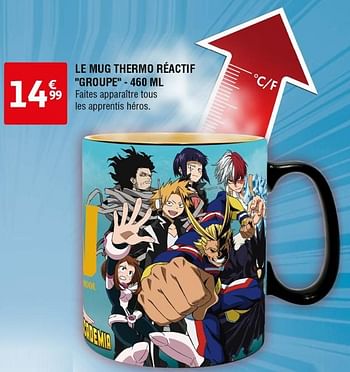 Promoties Le mug thermo réactif groupe - AbyStyle - Geldig van 30/04/2024 tot 06/05/2024 bij Auchan