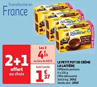 Promoties Le petit pot de crème la laitière - La Laitiere - Geldig van 30/04/2024 tot 06/05/2024 bij Auchan