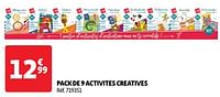 Pack de 9 activites creatives-Huismerk - Auchan