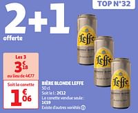 Promoties Bière blonde leffe - Leffe - Geldig van 30/04/2024 tot 05/05/2024 bij Auchan