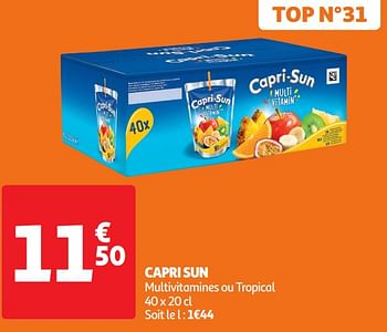 Promoties Capri sun - Capri-Sun - Geldig van 30/04/2024 tot 05/05/2024 bij Auchan