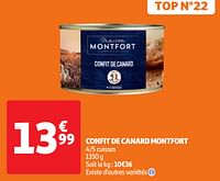 Confit de canard montfort-Maison Montfort