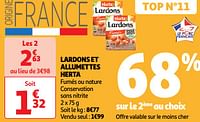 Promoties Lardons et allumettes herta - Herta - Geldig van 30/04/2024 tot 05/05/2024 bij Auchan