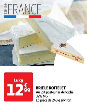 Promotions Brie le roitelet - Roitelet - Valide de 30/04/2024 à 05/05/2024 chez Auchan Ronq