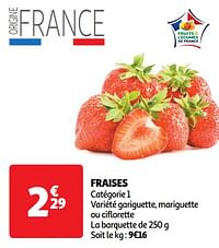 Fraises-Huismerk - Auchan