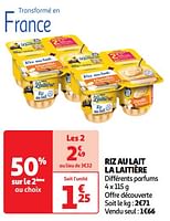Promoties Riz au lait la laitière - La Laitiere - Geldig van 30/04/2024 tot 05/05/2024 bij Auchan