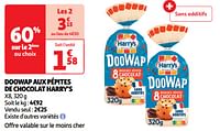 Promoties Doowap aux pépites de chocolat harry`s - Harry's - Geldig van 30/04/2024 tot 05/05/2024 bij Auchan