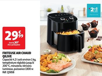 Promotions Friteuse air chaud qilive q5858 - Qilive - Valide de 30/04/2024 à 05/05/2024 chez Auchan Ronq