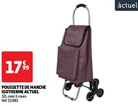 Promoties Poussette de marche isotherme actuel - Actuel - Geldig van 30/04/2024 tot 05/05/2024 bij Auchan
