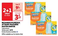 Promoties Recharges plumeaux attrape-poussière duster swiffer - Swiffer - Geldig van 30/04/2024 tot 05/05/2024 bij Auchan