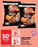 Promotions Chips classique barbecue vico - Vico - Valide de 30/04/2024 à 05/05/2024 chez Auchan Ronq
