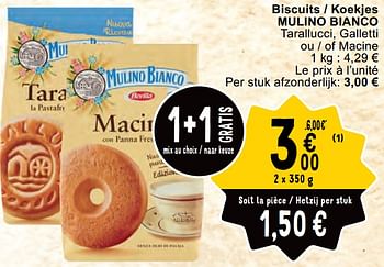 Promotions Biscuits - koekjes mulino bianco - Mulino Bianco - Valide de 30/04/2024 à 06/05/2024 chez Cora