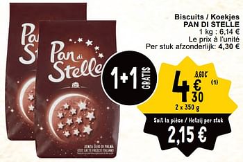 Promotions Biscuits - koekjes pan di stelle - Pan di Stelle - Valide de 30/04/2024 à 06/05/2024 chez Cora