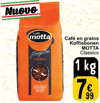 Promoties Café en grains koffiebonen motta - Motta - Geldig van 30/04/2024 tot 06/05/2024 bij Cora