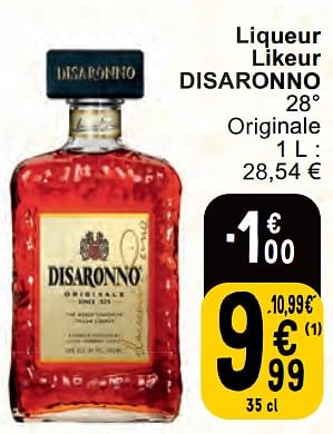 Promotions Liqueur likeur disaronno - Disaronno - Valide de 30/04/2024 à 06/05/2024 chez Cora