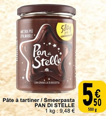 Promotions Pâte à tartiner - smeerpasta pan di stelle - Pan di Stelle - Valide de 30/04/2024 à 06/05/2024 chez Cora