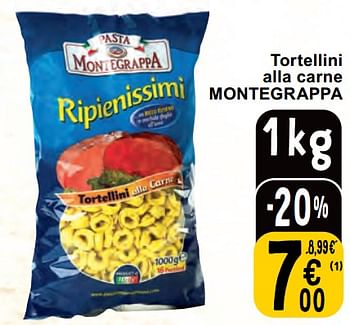 Promotions Tortellini alla carne montegrappa - Montegrappa - Valide de 30/04/2024 à 06/05/2024 chez Cora