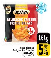 Promotions Frites belges belgische frietjes belviva - Belviva - Valide de 30/04/2024 à 06/05/2024 chez Cora