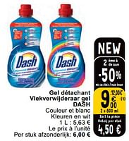 Promotions Gel détachant vlekverwijderaar gel dash - Dash - Valide de 30/04/2024 à 06/05/2024 chez Cora